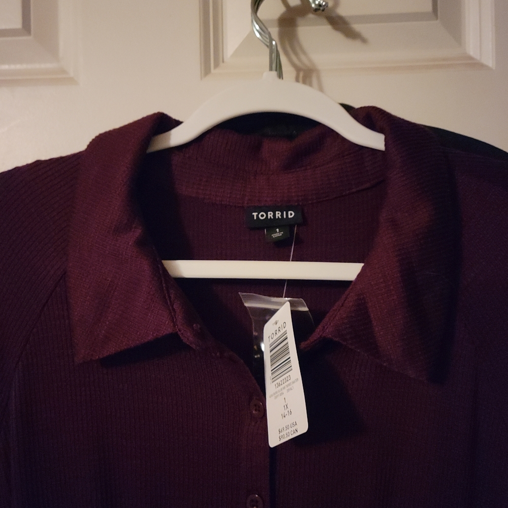 Burgundy Torrid Dress - Picture 4 of 4